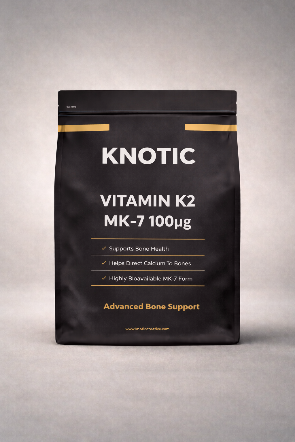 Vitamin K2 MK‑7 100 µg supplement packaging